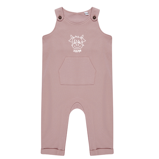 Infant Dungarees - Cosy Cow