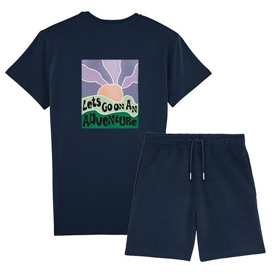 Premium Organic T-Shirt & Shorts Set - Adventurer